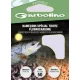 Garbolino Forged Black Reversed Hooks To Fluorocarbon 12 Predvezana udica s lopaticom, s bodljom, od monofila 10 kom