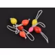 Garbolino Elastic Connector X4 Višebojni XL 4 kom