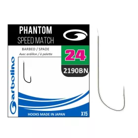   Garbolino Phantom Speed Match 2190BN 20 s pločicom, udica s bradom za fini ribolov 15 kom