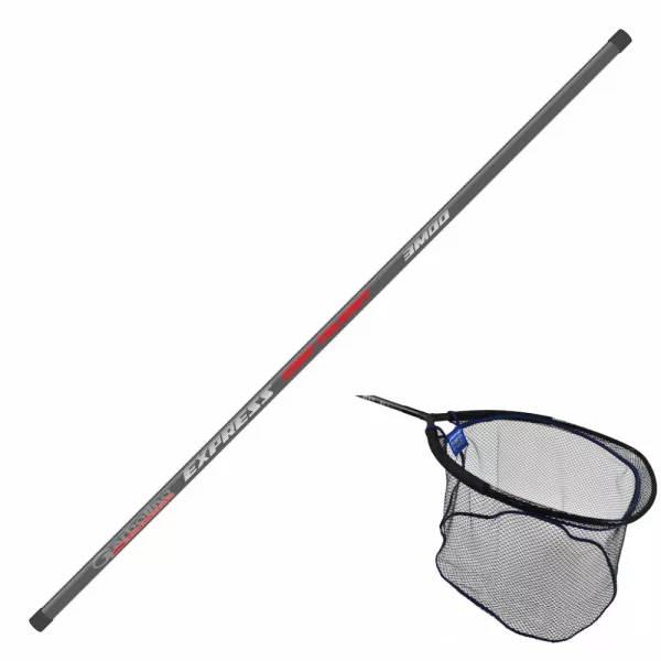 Garbolino Net Handle Express Carp Telenet Drška meredova 3m i Set glave