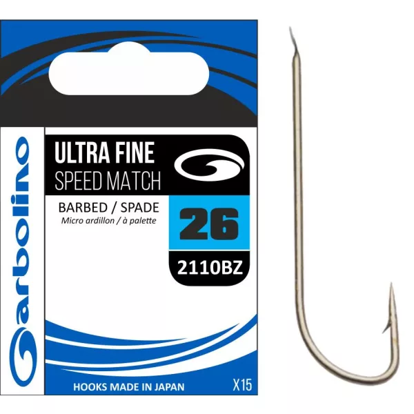 Garbolino ULTRA FINE SPEED MATCH 2110BZ -BARBED 22 udica