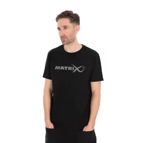 Matrix Large Fade Logo Fekete-Szürke Póló S
