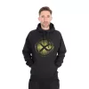 Matrix Large Fade Logo Fekete-Lime Kapucnis Pulóver XL