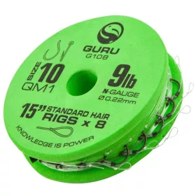 Guru QM1 Standard Hair 15 Size 10 (0.19mm) predvezana udica
