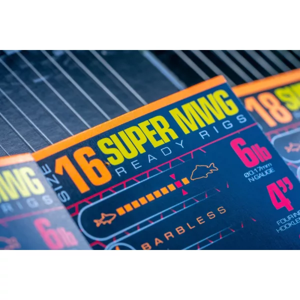 Guru SMWG Bait Bands 16 Bez bodlje, S ušicom Monofilna Predvezana Udica 8 kom