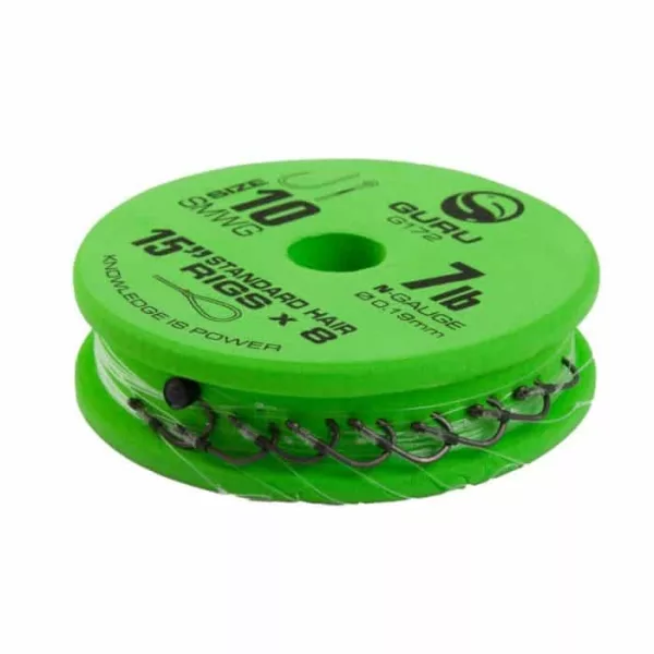 GURU SUPER MWG STANDARD HAIR READY RIGS 15 Size 12 (0.19mm) predvezana udica