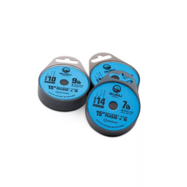 Guru SMWG Bayonet Rig 12 Bezbodna, monofilna predvezana udica s ušicom 8 kom