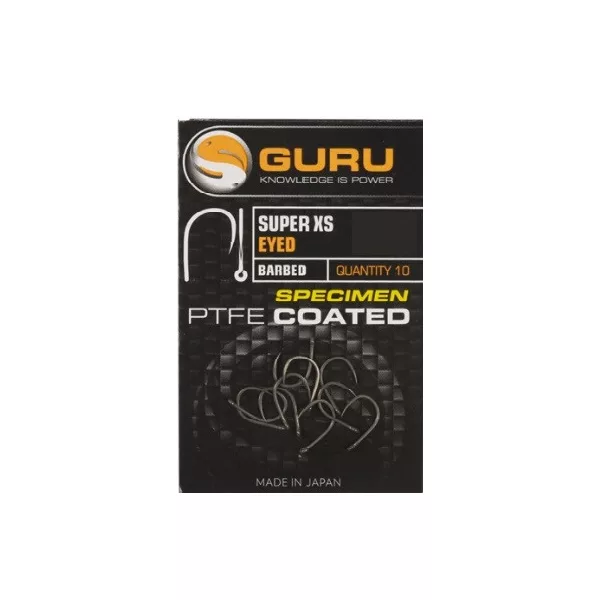Guru Super XS Size 8 (Barbless/Eyed) - udica