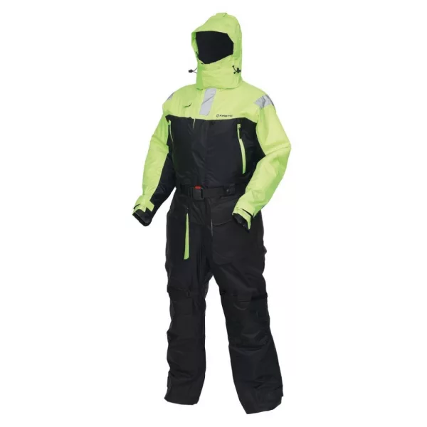 Kinetic Guardian Flotation Suit Black Lime Termoodijelo S