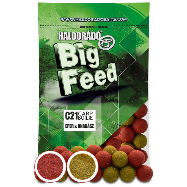 Haldorádó Big Feed C21 Bojla Jagoda-Ananas 700gr 24mm Bojla