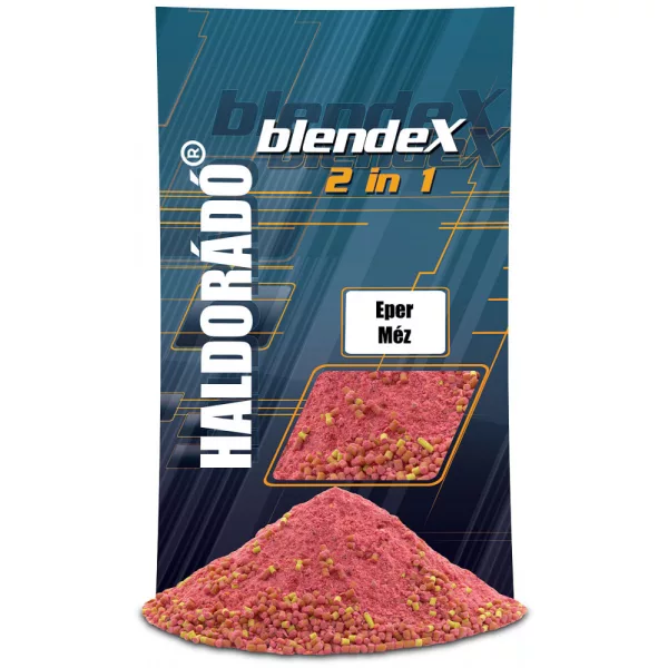 Haldorádó BlendeX 2 in 1 Jagoda-med 800gr Pelet za hranjenje