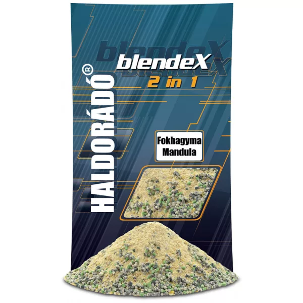 Haldorádó BlendeX 2 in 1 Češnjak-badem 800gr Pelet za hranjenje