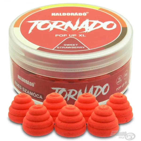 Haldorádó TORNADO Pop Up XL 15 mm - Slatka Jagoda