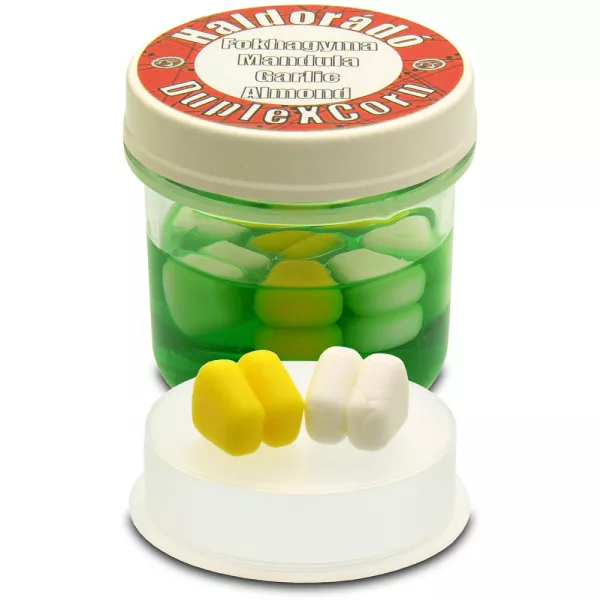 Haldorádó DupleXCorn Češnjak-Badem 8 kom/kutije 10x9x9,5mm gumeni kukuruz