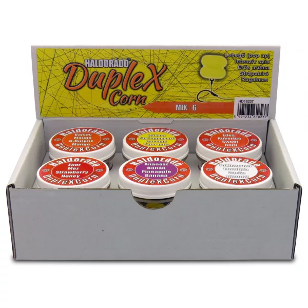 Haldorádó DupleXCorn Miješano 8-8 kom/kutije 10x9x9,5mm gumeni kukuruz