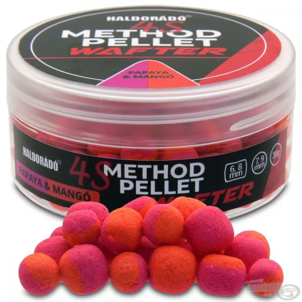 Haldorádó 4S Method Pellet Wafter 6, 8 mm - Papaja & Mango