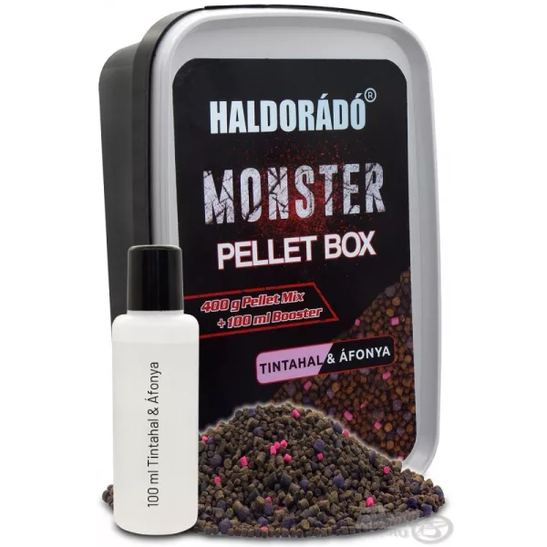 Haldorádó MONSTER Pellet Box - Lignja & Borovnica