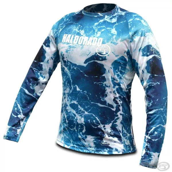 Haldorádó Ljetna Majica Dugih Rukava Camou Blue XS