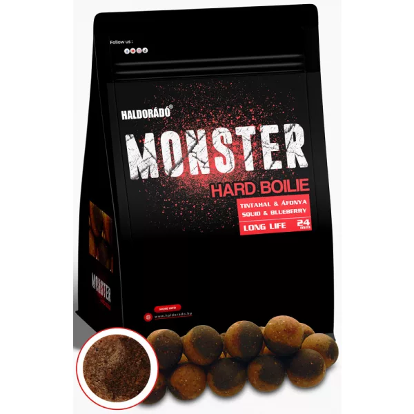 Haldorádó Monster Hard Boilie Sipa-Borovnica 700gr 24mm Bojle