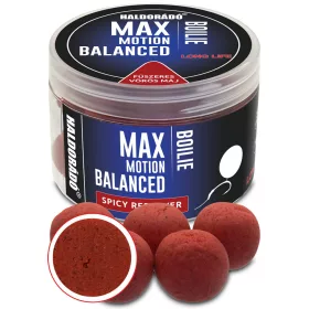   Haldorádó Max Motion Boilie Balanced Začinjena crvena jetra 70gr 20mm Boilie