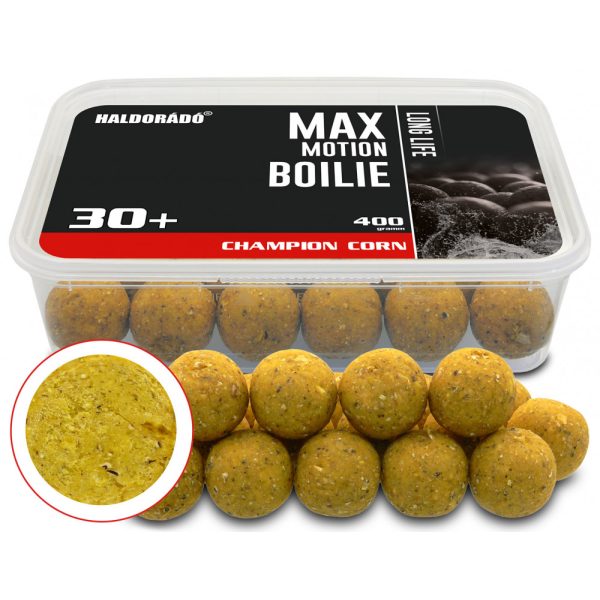 Haldorádó Max Motion Boilie Long Life Champion Corn 400gr 30mm Boilie
