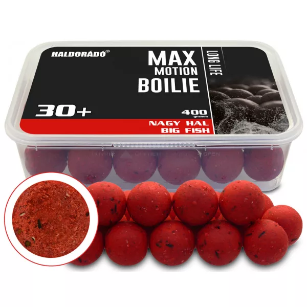 Haldorádó Max Motion Boilie Long Life Velika riba 400gr 30mm Boilie