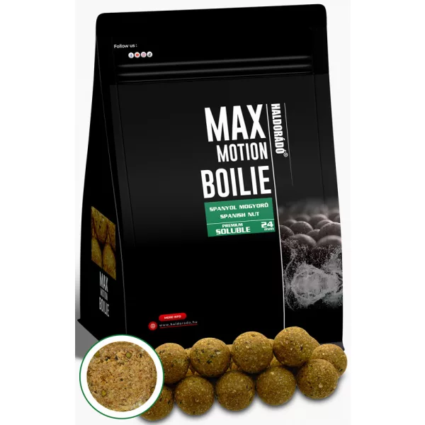 Haldorádó Max Motion Boilie Premium Soluble Španjolski Kikiriki 800gr 24mm Bojle