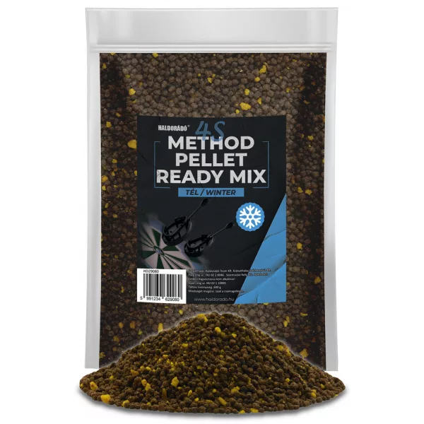 Haldorádó 4S Method Pellet Ready Mix Zima Pelete za hranjenje 600gr
