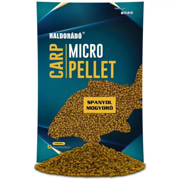 Haldorádó Carp Micro Pellet Španjolski kikiriki 600gr 3mm Pelet za hranjenje