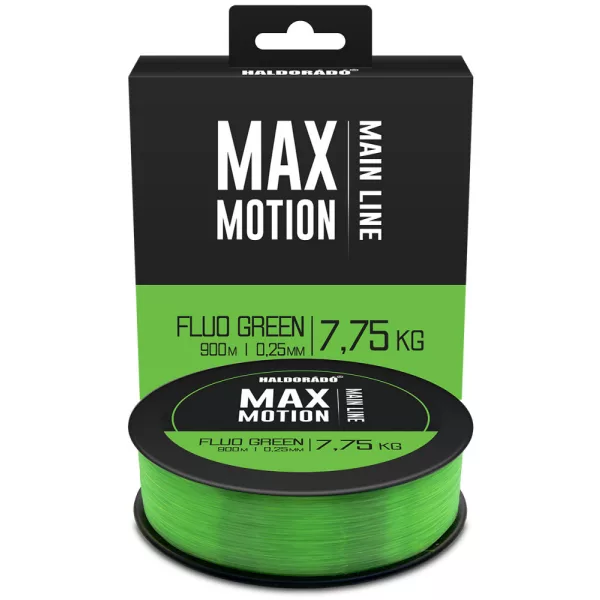 Haldorádó Max Motion 0,25mm 900m Monofil glavni najlon - Fluo Zelena