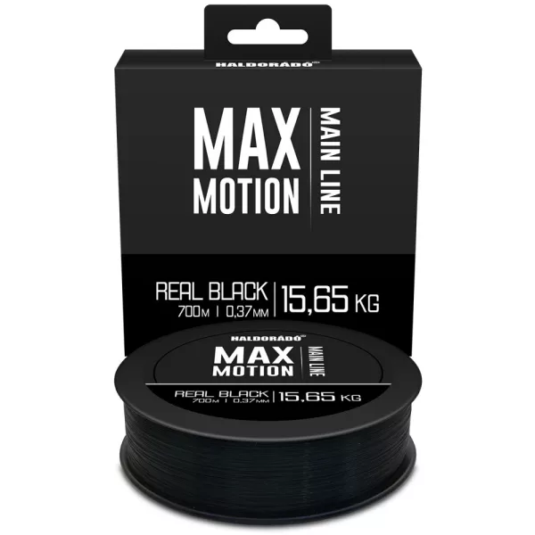 Haldorádó Max Motion 0,37mm 700m Monofil glavni najlon - Real Black/crna