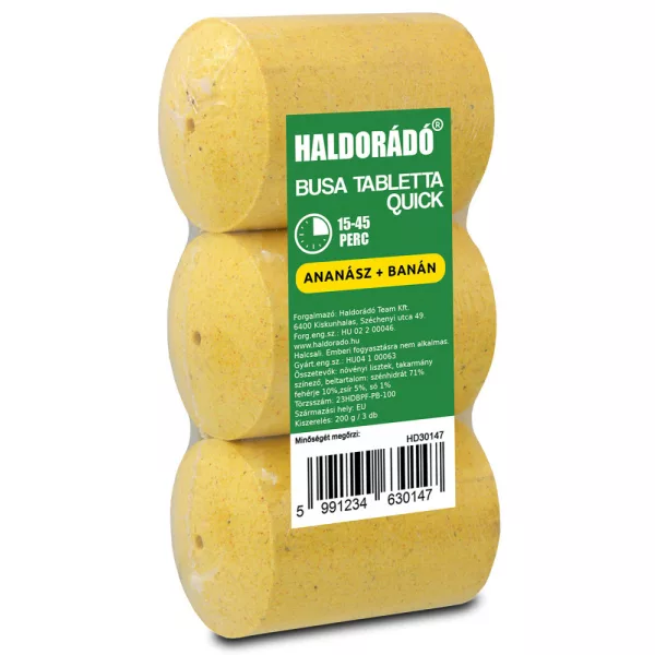Haldorádó Tableta za tolstolobika Quick Ananas-Banana 3kom/pakiranje