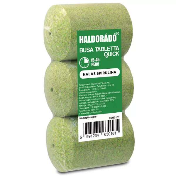 Haldorádó Tableta za tolstolobika Quick Riblja spirulina 3kom/pakiranje