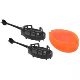   Haldorádó Dart Metal L method košarica 35gr 2kom+1kom set gumenih alata za punjenje