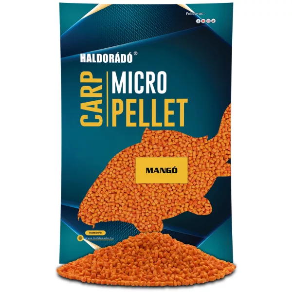 Haldorádó Carp Micro Pellet Mango 600gr 3mm Pelet za hranjenje