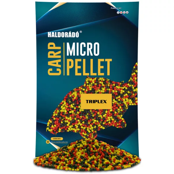 Haldorádó Carp Micro Pellet TripleX 600gr 3mm Pelet za hranjenje