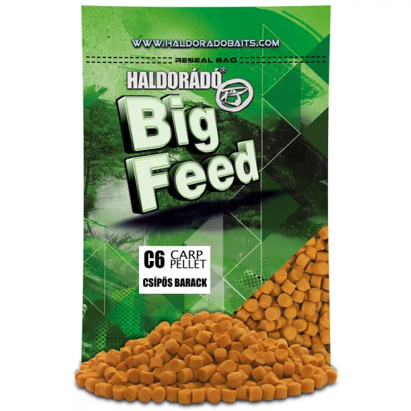 Haldorádó Big Feed C6 Pellet Ljuta breskva 700gr 6mm Pelet za hranjenje