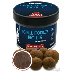   Haldorádó Krill Force Boilie Hard Hook Wafter 16, 20 mm Krill Hot Spicy Bojla za mamčenje 70gr