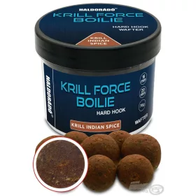   Haldorádó Krill Force Boilie Hard Hook Wafter 16, 20 mm Krill Indian Spice Bojla za udicu 70gr