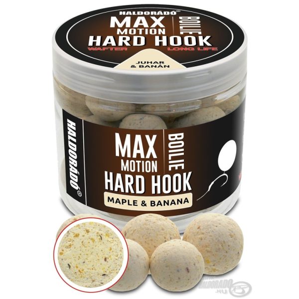 Haldorádó Max Motion Boilie Hard Hook Wafter 16, 20mm Javor & Banana Mamac Bojli 100gr