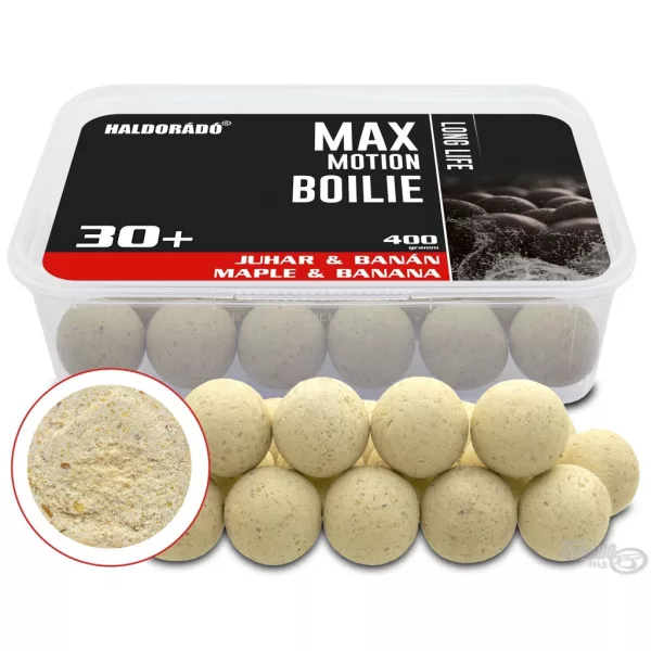 Haldorádó Max Motion Boilie Long Life 30+mm Javor & Banana Bojla 400gr