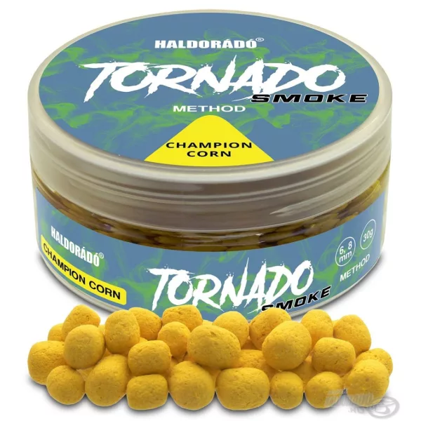 Haldorádó Tornado Smoke Method 6, 8mm Champion Corn Pelete 30gr