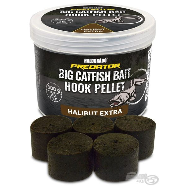 Haldorádó Catfish Bait Hook Pellet 28mm Halibut Extra Bušeni pelet za udice 300gr