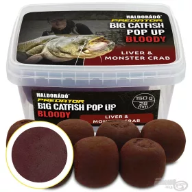   Haldorádó Catfish Pop Up 28mm Bloody Liver-Monster Crab Mamac za soma 200gr