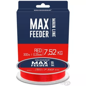 Haldorádó Max Feeder Red 0,25mm 300m Monofil Glavna struna