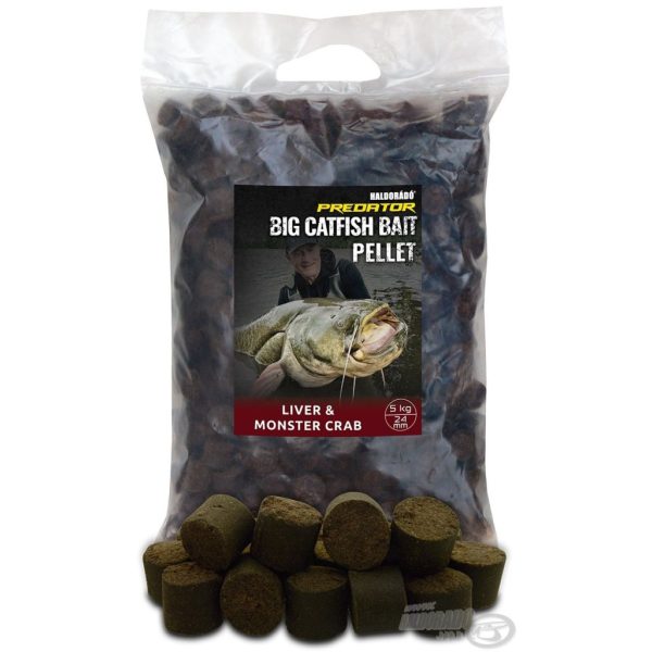 Haldorádó Catfish Bait Pellet 24mm Jetra-Monster Crab Peleti za soma 5kg