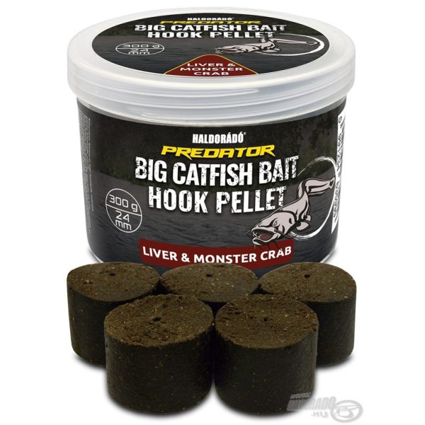 Haldorádó Catfish Bait Hook Pellet 24mm Liver-Monster Crab Bušeni Pelet za Udicu 300gr