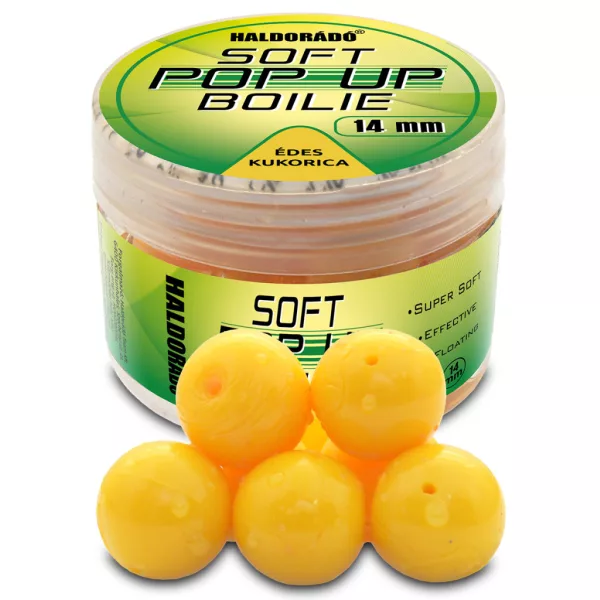 Haldorádó Super Soft Édes Kukorica 14mm Pop Up Bojli 20db