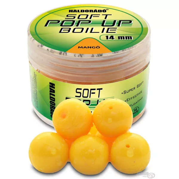 Haldorádó Super Soft Pop Up Boilie 14mm Mango Pop Up 20kom