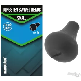   Haldorádó Tungsten Swivel Beads Small Volfrám Végszerelék Megütköztető Gumi Adapter 5db